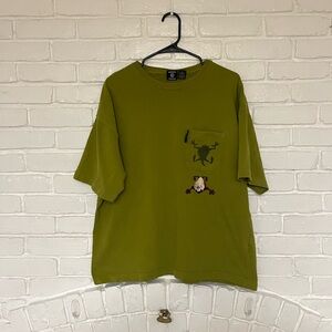 Mens vintage Warner bros Tasmanian devil 1996 shirt size extra large